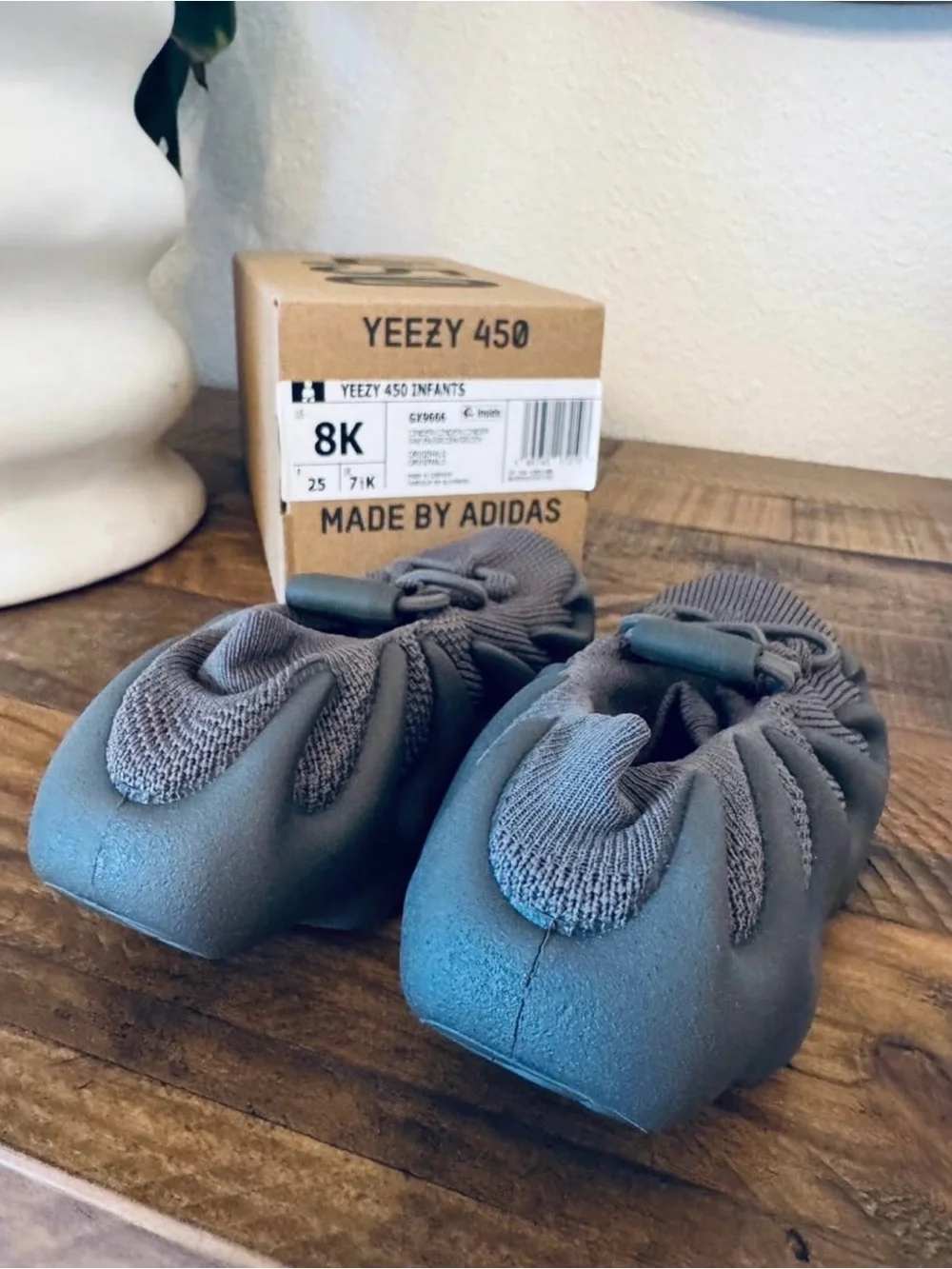 Yeezy 450 by Adidas in dark Gray
